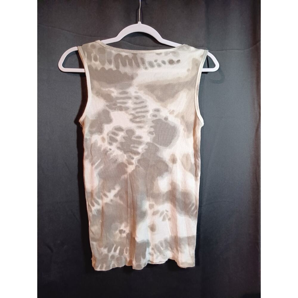 J. Jill Pure Jill Women’s Small Gray Tie Dye Ribbed Sleeveless Tank Top Layer - Picture 3 of 3